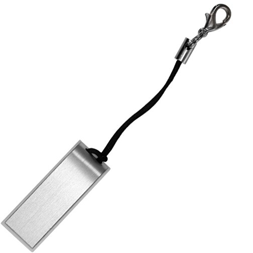 USB-Stick FACILE 64GB , Promo Effects MB , silber MB , 65 GB , Kunststoff / Aluminium MB , 3 - 10 MB/s MB , 3,30cm x 0,50cm x 1,20cm (Länge x Höhe x Breite), Bild 2