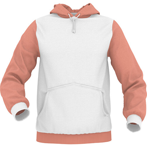 Hoodie Urban - Inkl. Individueller Gestaltung , zartorange, 70% Baumwolle, 30 % Polyester, XL, , Bild 1