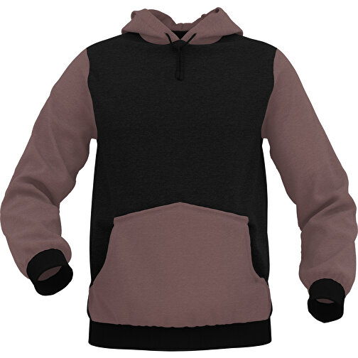 Hoodie Urban - Inkl. Individueller Gestaltung , kastanienbraun, 70% Baumwolle, 30 % Polyester, M, , Bild 1