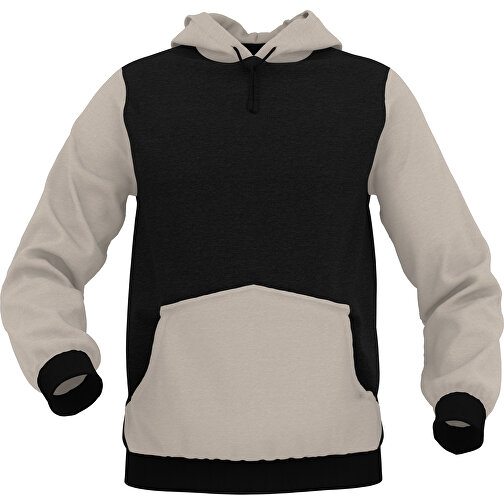 Hoodie Urban - Inkl. Individueller Gestaltung , zartgrau, 70% Baumwolle, 30 % Polyester, S, , Bild 1