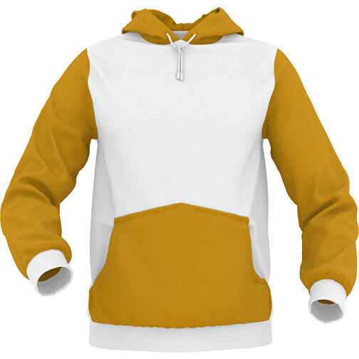 Hoodie Urban - Inkl. Individueller Gestaltung , goldgelb, 70% Baumwolle, 30 % Polyester, L, , Bild 1