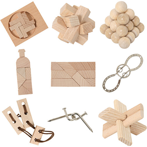Set de mini-puzzles, 9 motifs populaires, Image 1