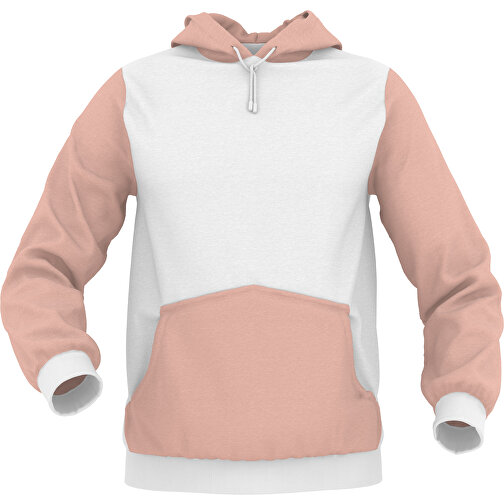 Hoodie Urban - Inkl. Individueller Gestaltung , zartrot, 70% Baumwolle, 30 % Polyester, L, , Bild 1