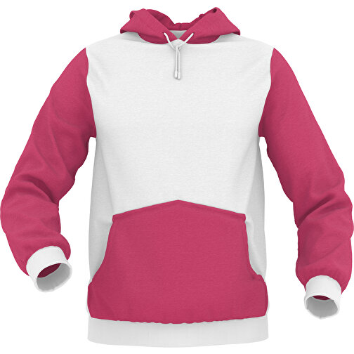 Hoodie Urban - Inkl. Individueller Gestaltung , rosa, 70% Baumwolle, 30 % Polyester, XL, , Bild 1