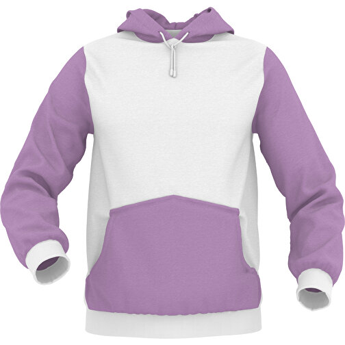 Hoodie Urban - Inkl. Individueller Gestaltung , hellviolet, 70% Baumwolle, 30 % Polyester, S, , Bild 1