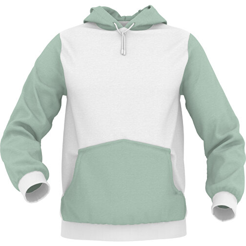 Hoodie Urban - Inkl. Individueller Gestaltung , zartgrün, 70% Baumwolle, 30 % Polyester, XXL, , Bild 1