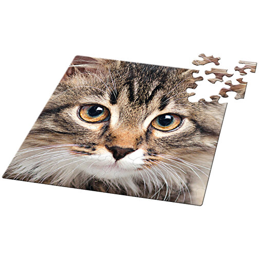 Q-Puzzle Katze , , 12,50cm x 0,10cm x 12,50cm (Länge x Höhe x Breite), Bild 2