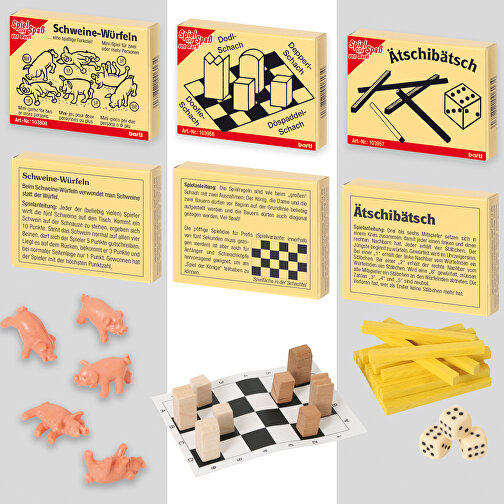 Mini-Spiele Set, 9 Beliebte Motive , , 23,00cm x 2,00cm x 15,70cm (Länge x Höhe x Breite), Bild 2