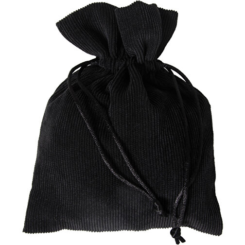 Bolsa de cordón 13x18 cm negro, Imagen 1