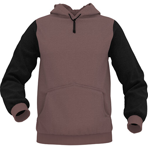 Hoodie Urban - Inkl. Individueller Gestaltung , kastanienbraun, 70% Baumwolle, 30 % Polyester, M, , Bild 1