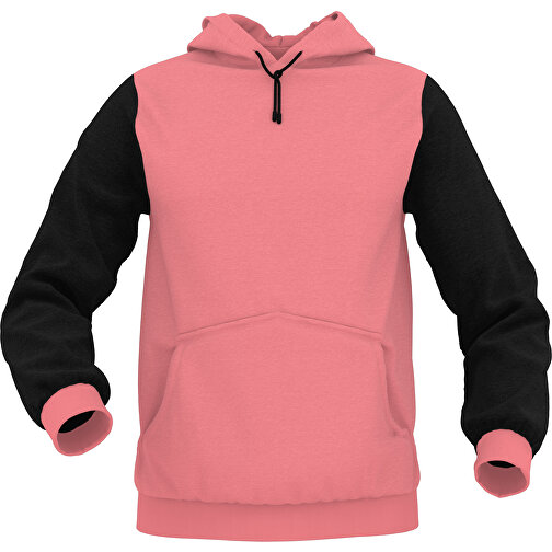 Hoodie Urban - Inkl. Individueller Gestaltung , lachspink, 70% Baumwolle, 30 % Polyester, M, , Bild 1