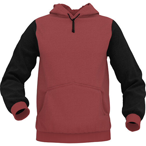 Hoodie Urban - Inkl. Individueller Gestaltung , dunkelrot, 70% Baumwolle, 30 % Polyester, XL, , Bild 1