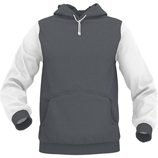 Hoodie Urban - Inkl. Individueller Gestaltung , dunkelgrau, 70% Baumwolle, 30 % Polyester, L, , Bild 1