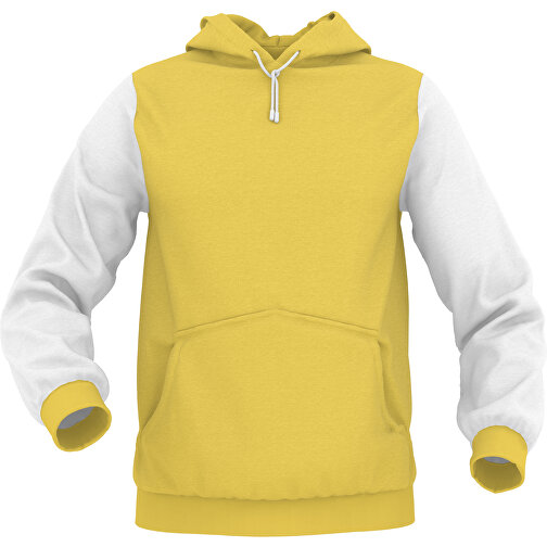 Hoodie Urban - Inkl. Individueller Gestaltung , gelb, 70% Baumwolle, 30 % Polyester, L, , Bild 1