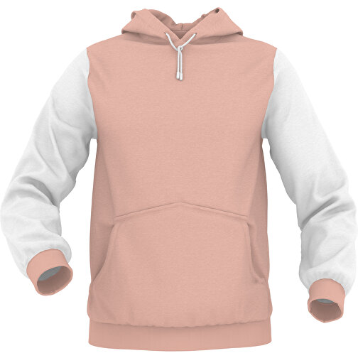 Hoodie Urban - Inkl. Individueller Gestaltung , zartrot, 70% Baumwolle, 30 % Polyester, XL, , Bild 1