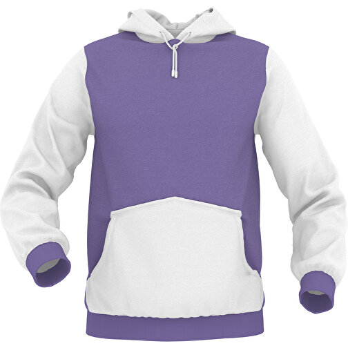 Hoodie Urban - Inkl. Individueller Gestaltung , dunkellila, 70% Baumwolle, 30 % Polyester, M, , Bild 1