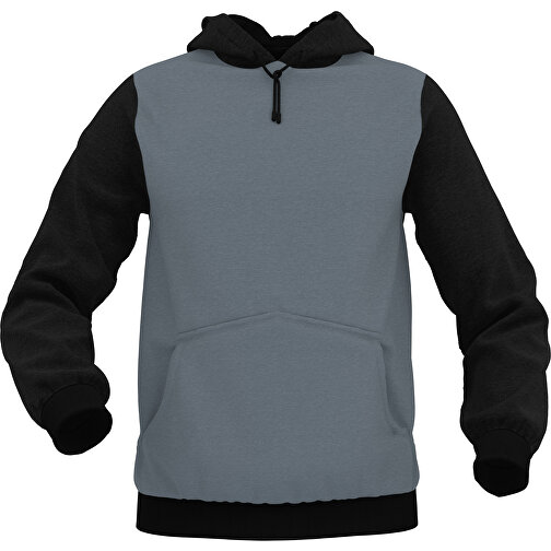 Hoodie Urban - Inkl. Individueller Gestaltung , grau, 70% Baumwolle, 30 % Polyester, XL, , Bild 1