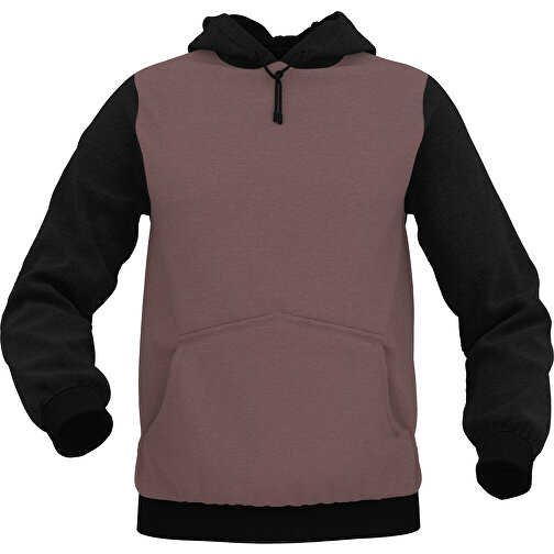 Hoodie Urban - Inkl. Individueller Gestaltung , kastanienbraun, 70% Baumwolle, 30 % Polyester, XXL, , Bild 1