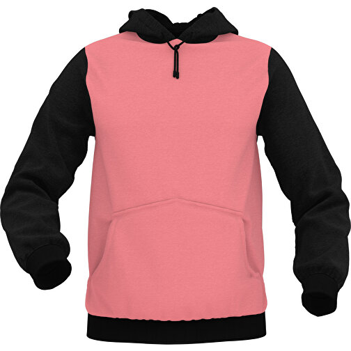 Hoodie Urban - Inkl. Individueller Gestaltung , lachspink, 70% Baumwolle, 30 % Polyester, S, , Bild 1