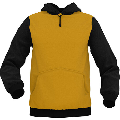 Hoodie Urban - Inkl. Individueller Gestaltung , goldgelb, 70% Baumwolle, 30 % Polyester, S, , Bild 1