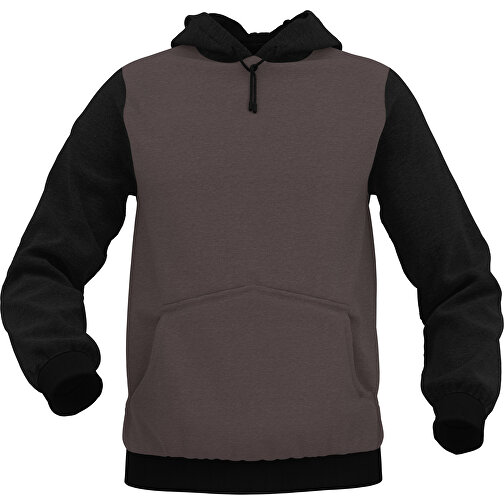 Hoodie Urban - Inkl. Individueller Gestaltung , dunkelbraun, 70% Baumwolle, 30 % Polyester, L, , Bild 1