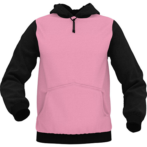 Hoodie Urban - Inkl. Individueller Gestaltung , hellrosa, 70% Baumwolle, 30 % Polyester, L, , Bild 1