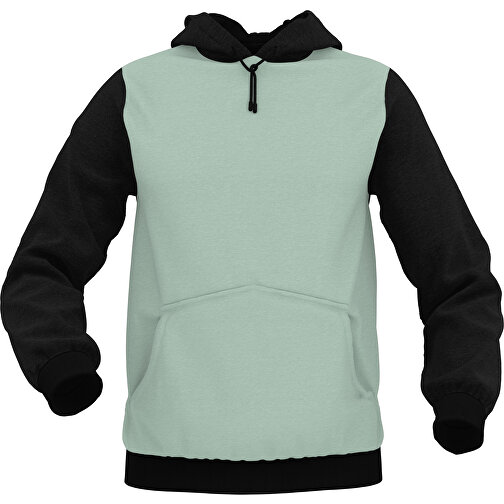 Hoodie Urban - Inkl. Individueller Gestaltung , zartgrün, 70% Baumwolle, 30 % Polyester, L, , Bild 1