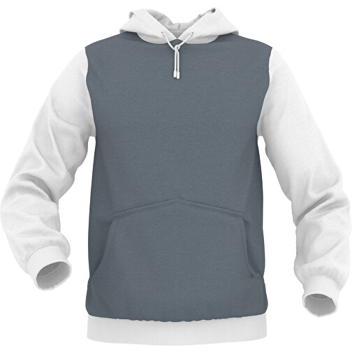 Hoodie Urban - Inkl. Individueller Gestaltung , grau, 70% Baumwolle, 30 % Polyester, L, , Bild 1