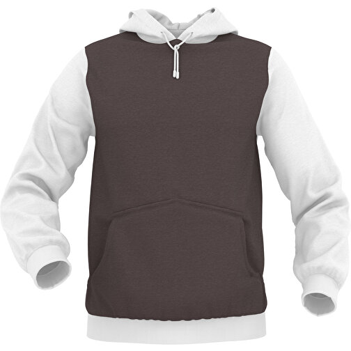 Hoodie Urban - Inkl. Individueller Gestaltung , dunkelbraun, 70% Baumwolle, 30 % Polyester, XL, , Bild 1