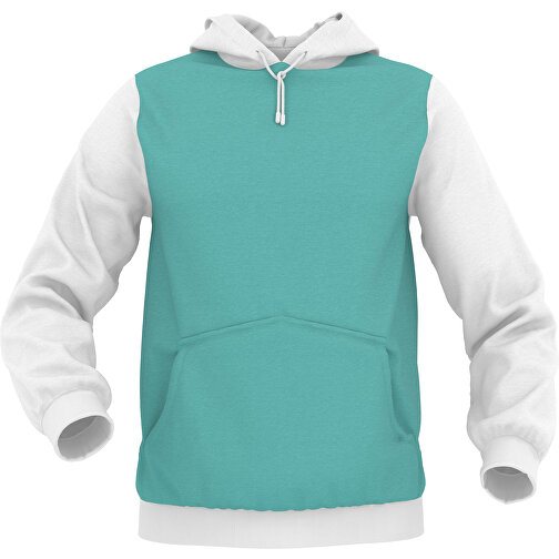 Hoodie Urban - Inkl. Individueller Gestaltung , hellgrün, 70% Baumwolle, 30 % Polyester, L, , Bild 1