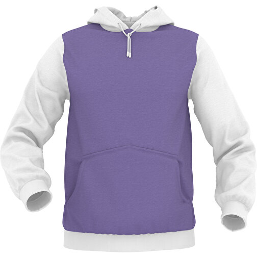 Hoodie Urban - Inkl. Individueller Gestaltung , dunkellila, 70% Baumwolle, 30 % Polyester, L, , Bild 1