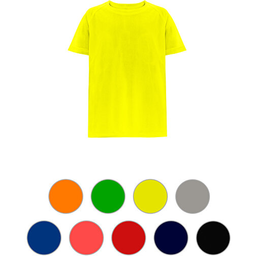 THC MOVE KIDS. Technisches T-Shirt Mit Kurzen Ärmeln Aus Polyester Für Kinder , rot, Polyester, 8, 51,00cm x 1,00cm x 40,00cm (Länge x Höhe x Breite), Bild 4