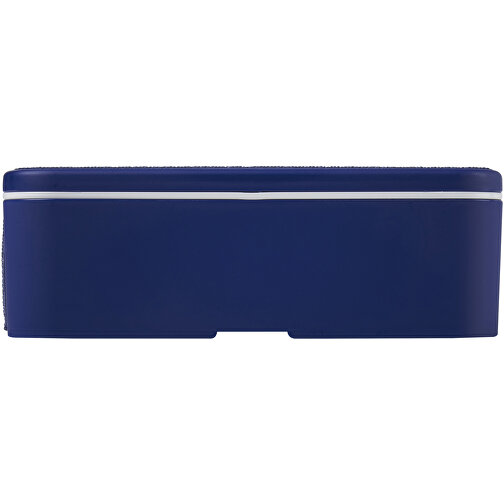 MIYO Lunchbox , blau / blau, PP Kunststoff, 18,00cm x 6,00cm x 11,00cm (Länge x Höhe x Breite), Bild 3