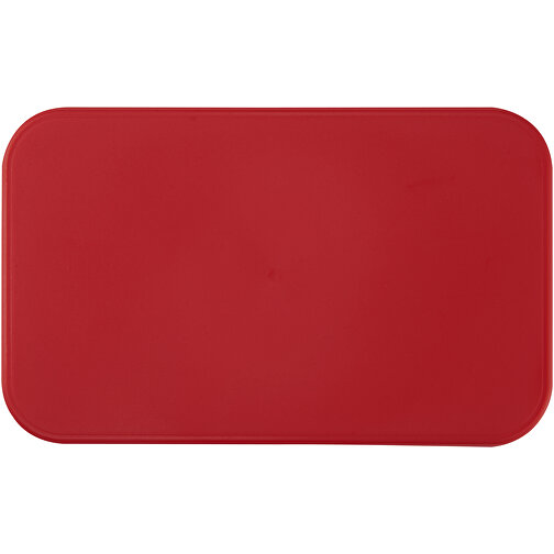 MIYO Lunchbox , rot / rot, PP Kunststoff, 18,00cm x 6,00cm x 11,00cm (Länge x Höhe x Breite), Bild 4
