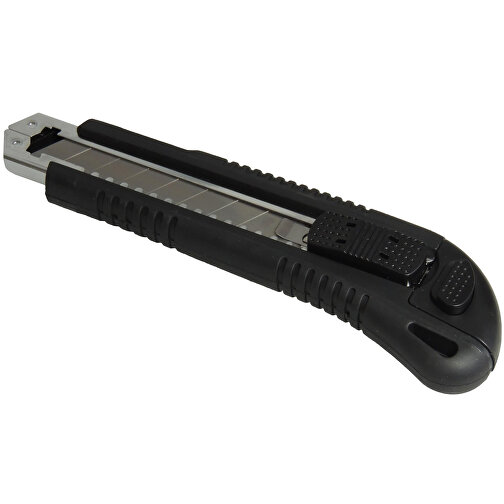 Cuttermesser 'Pro' , rot/schwarz, Kunststoff, 17,00cm x 2,00cm x 4,00cm (Länge x Höhe x Breite), Bild 2