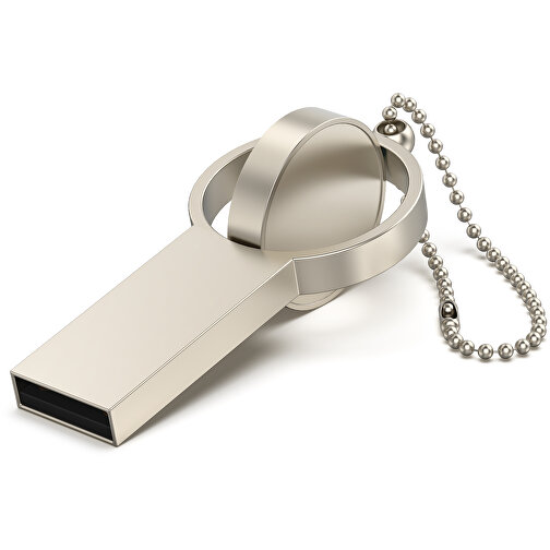 Clé USB Orbit métal doming 64 GB avec emballage, Image 3