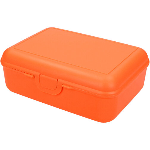 Vorratsdose 'School-Box' Deluxe, Mit Trennschale , trend-orange PP, Kunststoff, 19,00cm x 7,00cm x 13,90cm (Länge x Höhe x Breite), Bild 1