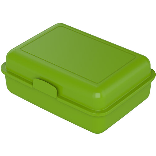 Vorratsdose 'Pausen-Box' , grasgrün, Kunststoff, 17,50cm x 6,90cm x 12,80cm (Länge x Höhe x Breite), Bild 1