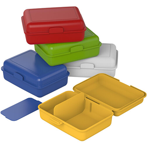 Vorratsdose 'Pausen-Box' , grasgrün, Kunststoff, 17,50cm x 6,90cm x 12,80cm (Länge x Höhe x Breite), Bild 2
