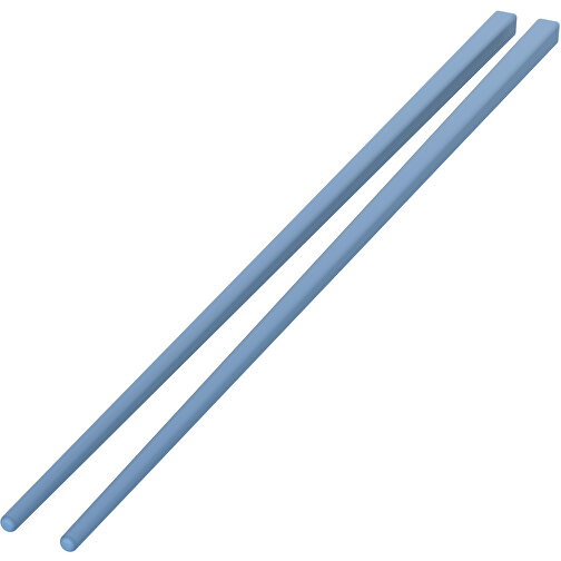 Essstäbchen, 2er Set , behagliches blau, Kunststoff, 25,10cm x 0,50cm (Länge x Breite), Bild 1