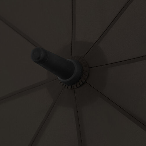 Doppler Regenschirm Fiber Stick AC , doppler, schwarz, Polyester, 83,00cm (Länge), Bild 3
