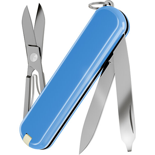 CLASSIC SD COLORS - Victorinox Schweizer Messer , Victorinox, Summer Rain, hochlegierter, rostfreier Stahl, 5,80cm x 0,90cm x 1,80cm (Länge x Höhe x Breite), Bild 2