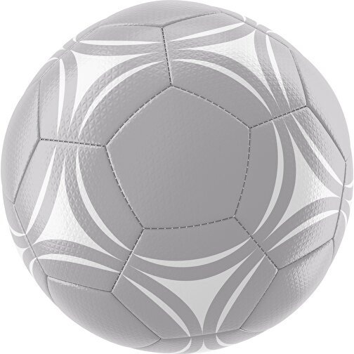 Fußball Platinum 30-Panel-Matchball - Individuell Bedruckt Und Handgenäht , hellgrau / weiß, PU, 4-lagig, , Bild 1