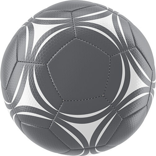 Fußball Platinum 30-Panel-Matchball - Individuell Bedruckt Und Handgenäht , dunkelgrau / weiß, PU, 4-lagig, , Bild 1