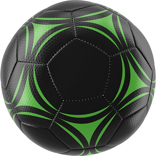 Fußball Platinum 30-Panel-Matchball - Individuell Bedruckt Und Handgenäht , schwarz / grasgrün, PU, 4-lagig, , Bild 1