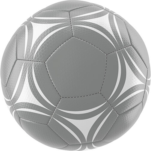 Fußball Platinum 30-Panel-Matchball - Individuell Bedruckt Und Handgenäht , grau / weiß, PU, 4-lagig, , Bild 1