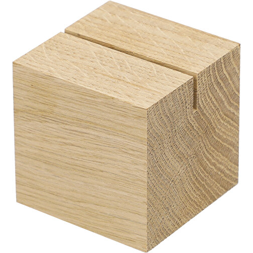 Holzmenükartenhalter 'Cube' , natur, Holz, 6,00cm x 6,00cm x 6,00cm (Länge x Höhe x Breite), Bild 1