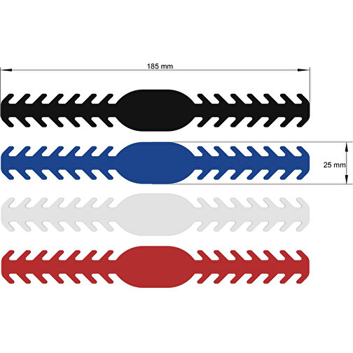 Maskenhalterung 'Comfort', Large , standard-rot, Kunststoff, 18,40cm x 2,50cm (Länge x Breite), Bild 2
