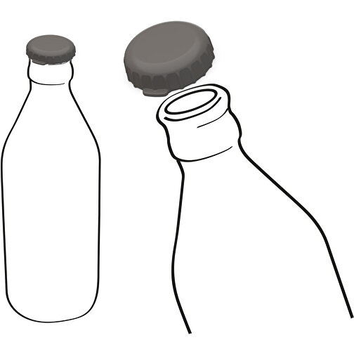 Flaschenverschluss 'Kronkorken' , standard-rot, Kunststoff, , Bild 2