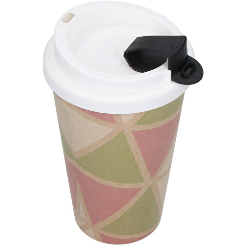 Kaffeebecher 'PremiumPlus' , standard-rot/weiss, Kunststoff, 15,50cm (Höhe), Bild 3